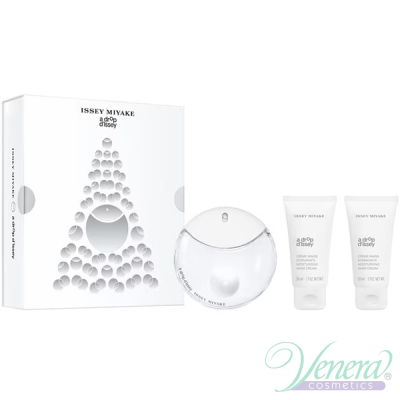 Issey Miyake A Drop D'Issey Комплект (EDP 50ml + Hand Cream 2x50ml) за Жени Дамски Комплекти